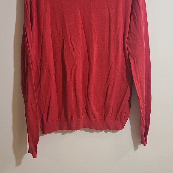 New With Tags Billionaire Couture Sweater Red MSRP $570 Mens Size Large - Picture 2 of 8